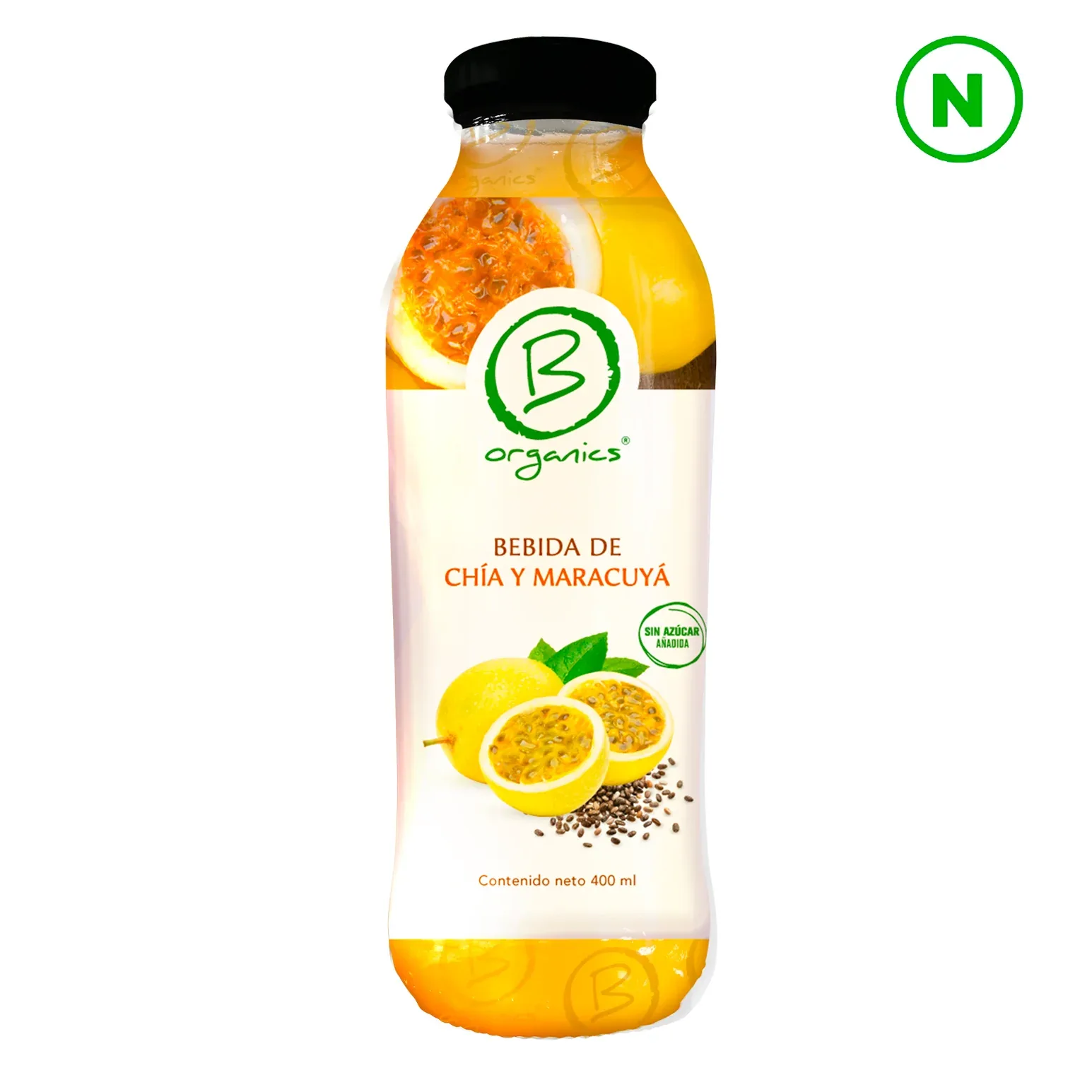 B Organics Chia Maracuya 400ml