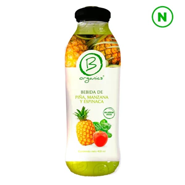 B Organics Pina Manzana 400ml