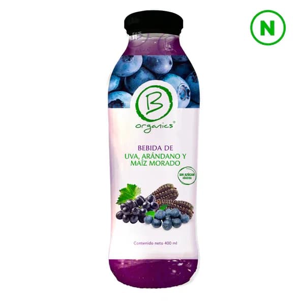 B Organics Uva Arandano 400ml