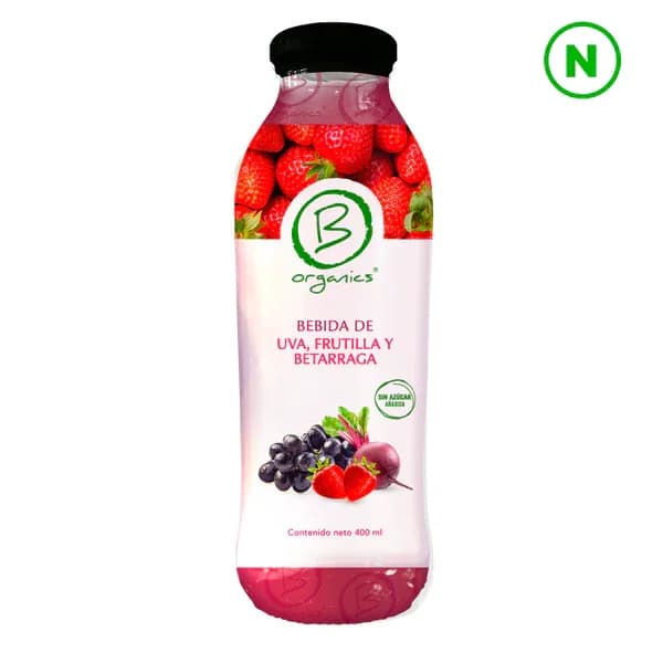 B Organics Uva Frutilla 400ml