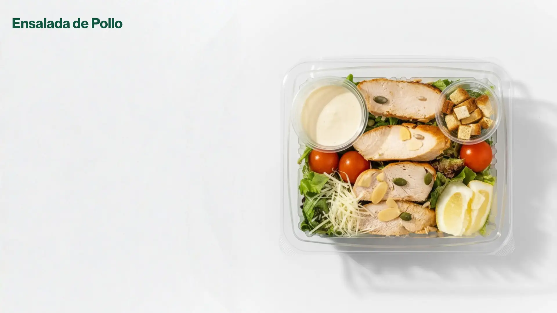 Ensalada César de Pollo: El Almuerzo Fresco y Energético que Potencia tu Jornada