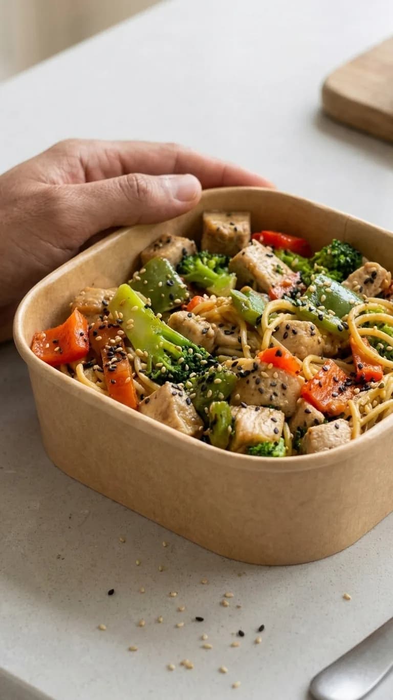Yakisoba con pollo y verduras, el nuevo plato de The Greens
