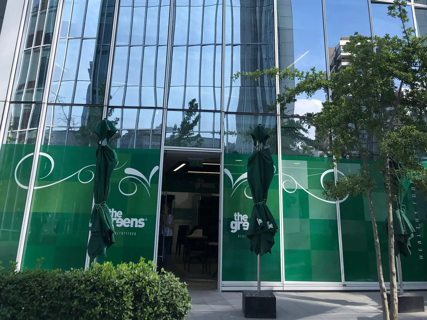 Fachada del local The Greens Los Militares, Los Militares 4765, Local 101-A, Las Condes