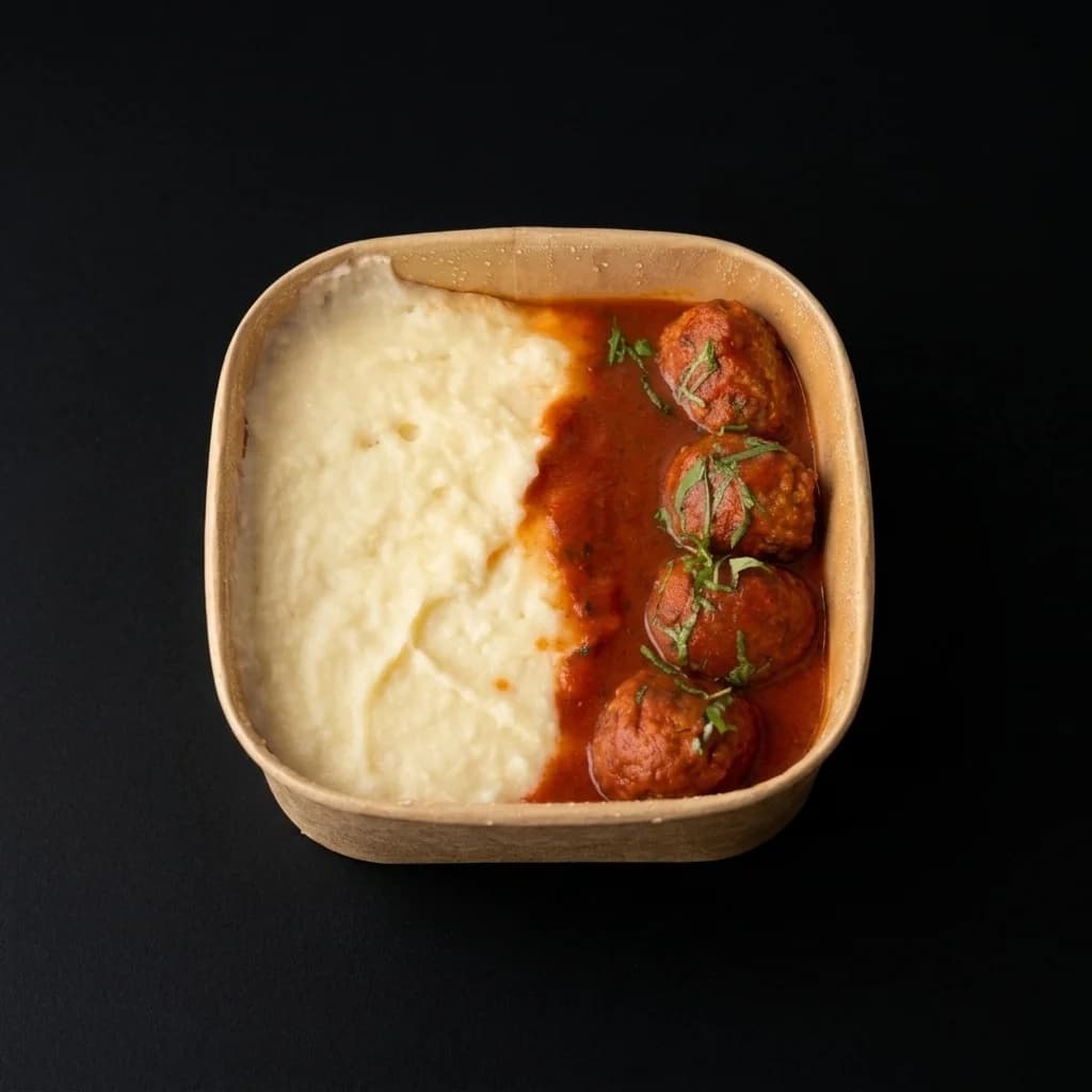 Albondigas con Pure