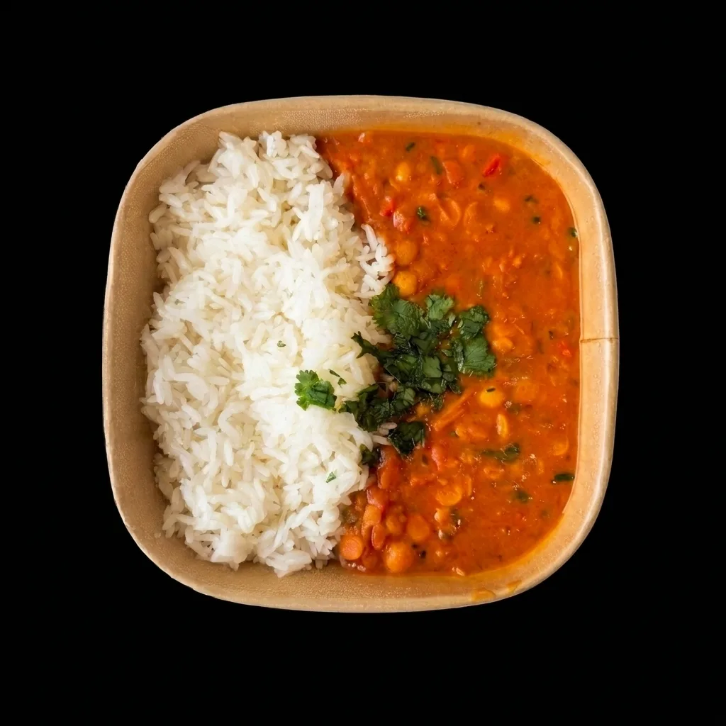 Curry de Garbanzos Vegano, platos calientes de The Greens
