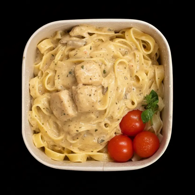 Fetuccini Pollo a la Crema