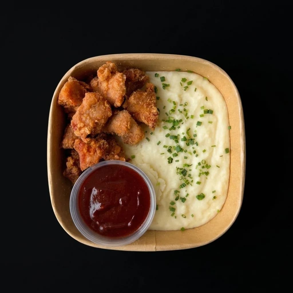 Pollo Crispy con Pure