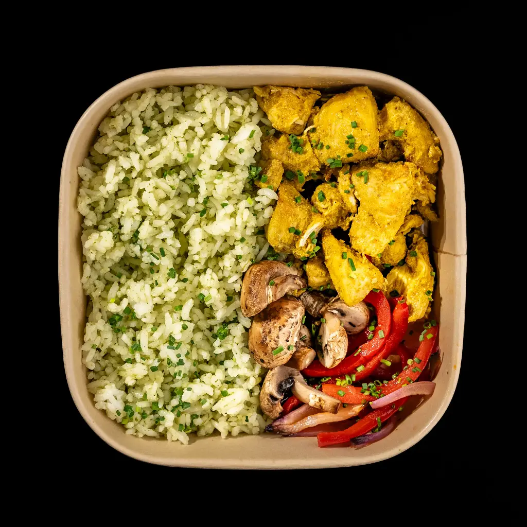 Pollo Thai Arroz Cilantro