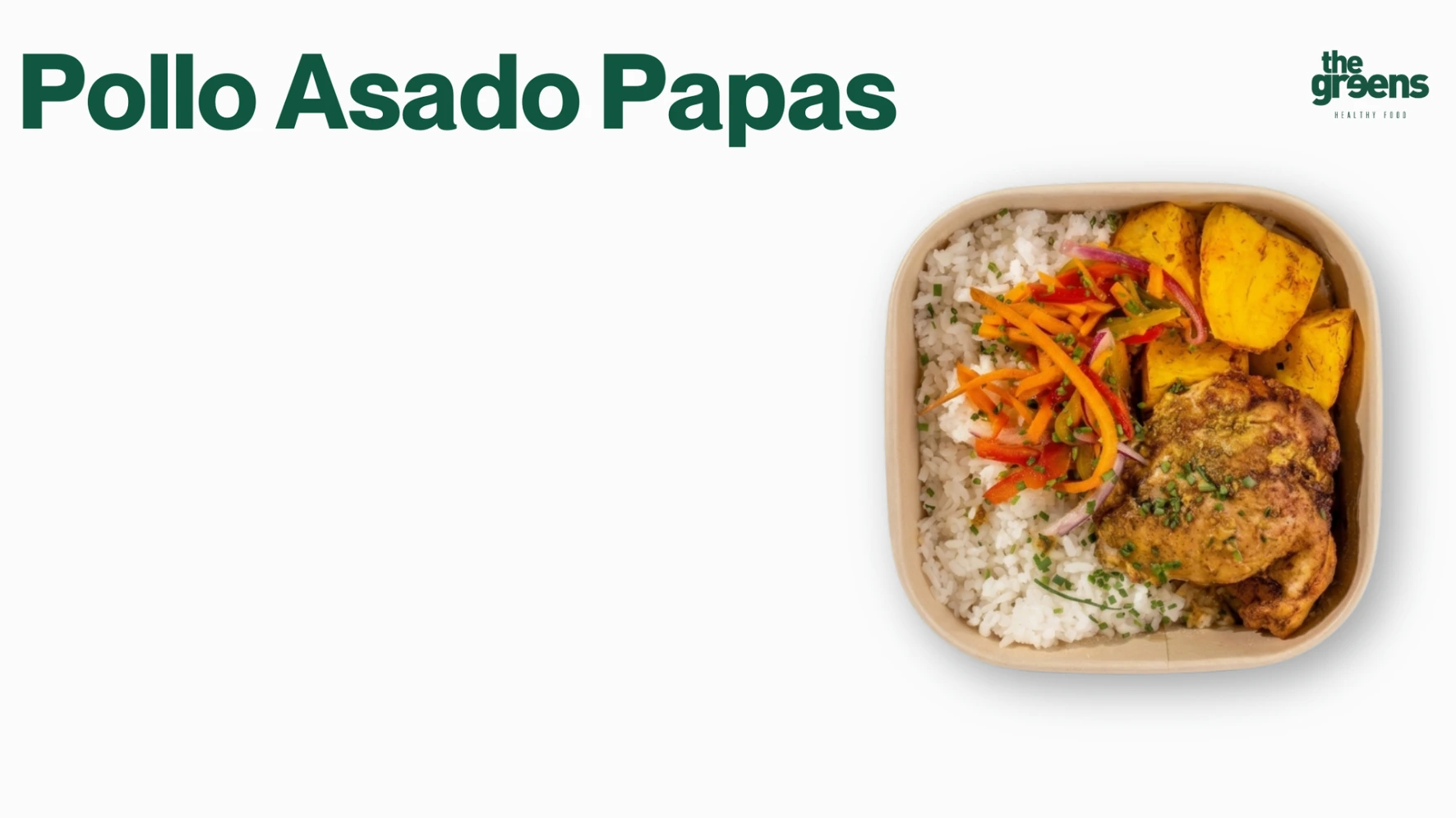 banner decorativo pollo asado papas plato retornable