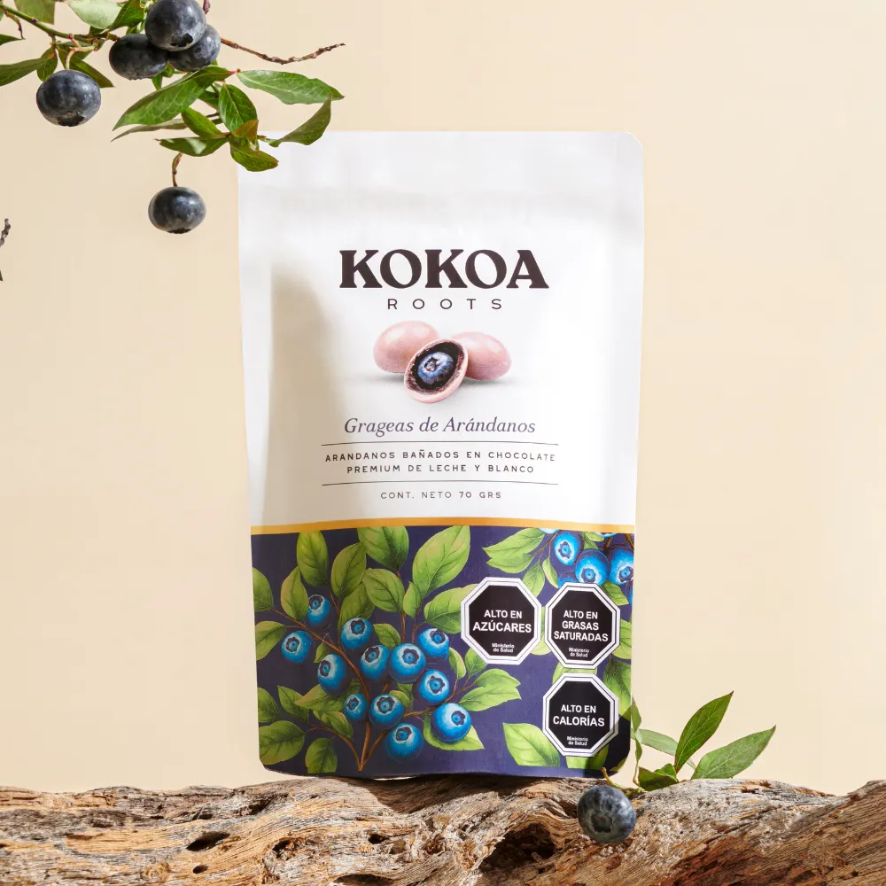 Kokoa Roots Blueberry Dragees