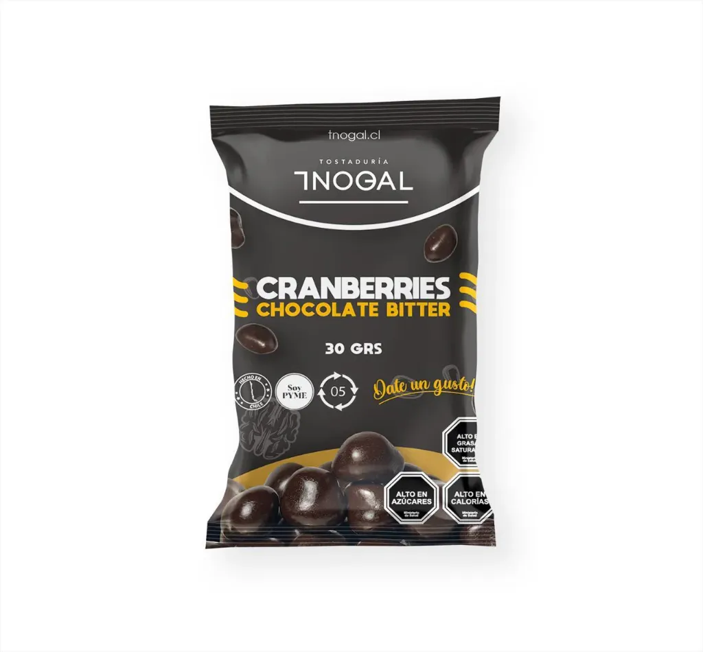 TNogal Cranberries Chocolate Bitter 30g