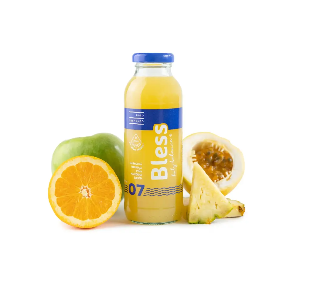 Bless 07 Juice: Passion Fruit, Orange, Pineapple and Apple