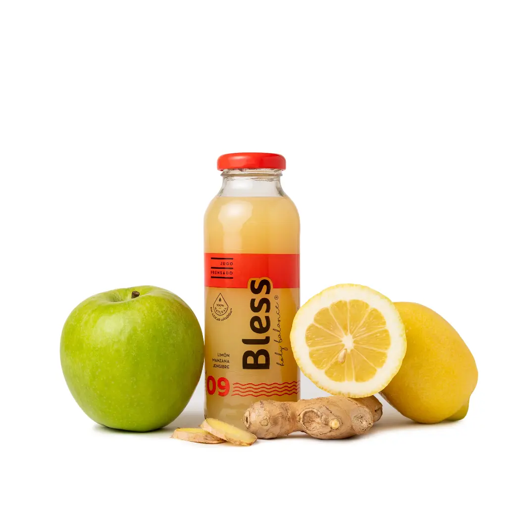 Bless 09 Juice: Lemon, Apple and Ginger