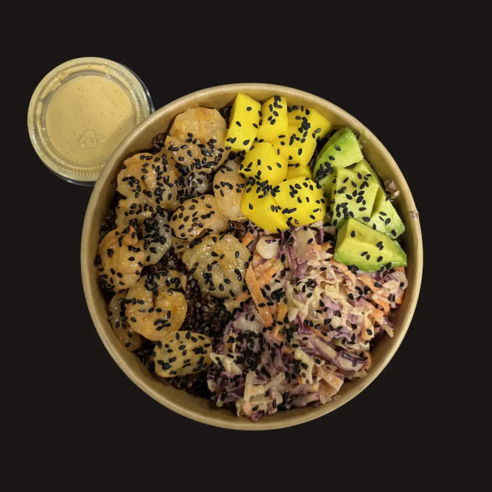 Spicy Shrimp Poke Bowl