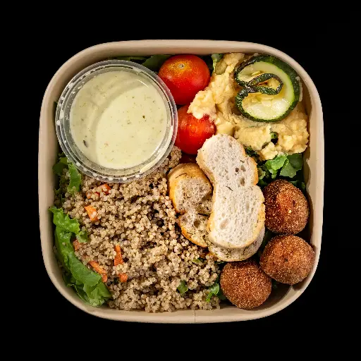 Ensalada Falafel Vegano