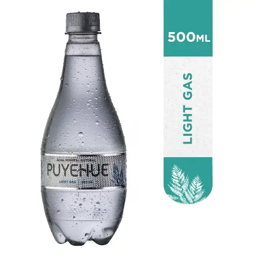 Agua Mineral Puyehue Light Gas 500 ml.