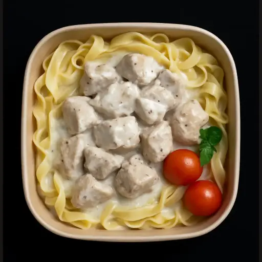 Fettuccine Pollo a la Crema