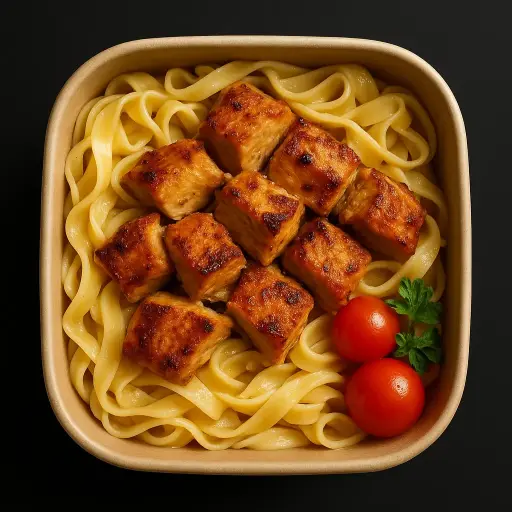 Fettuccini Chicken in Cream Sauce